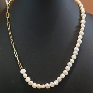 925 Silver FreshWater Genuine Pearl Beads Necklace