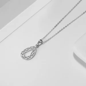 Geometric Pendant Necklaces 925 Silver Necklace